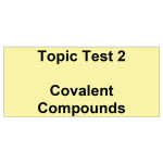 2023-2027 VCE Chemistry Unit 1 Topic Tests
